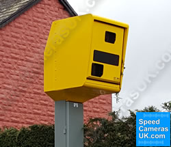 forward facing speed camera flash