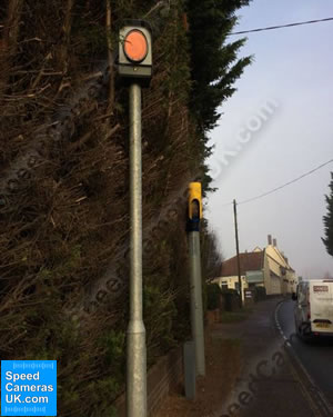 speed camera light flash